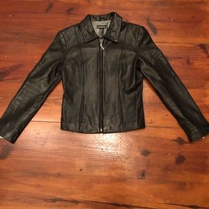 Bebe leather jacket